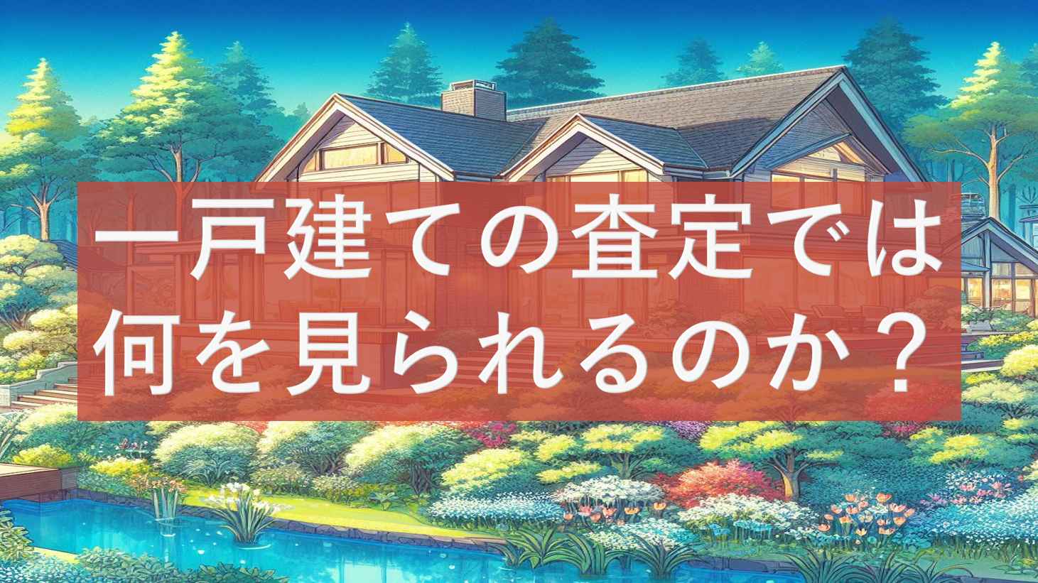 一戸建ての査定では何を見られるのか？