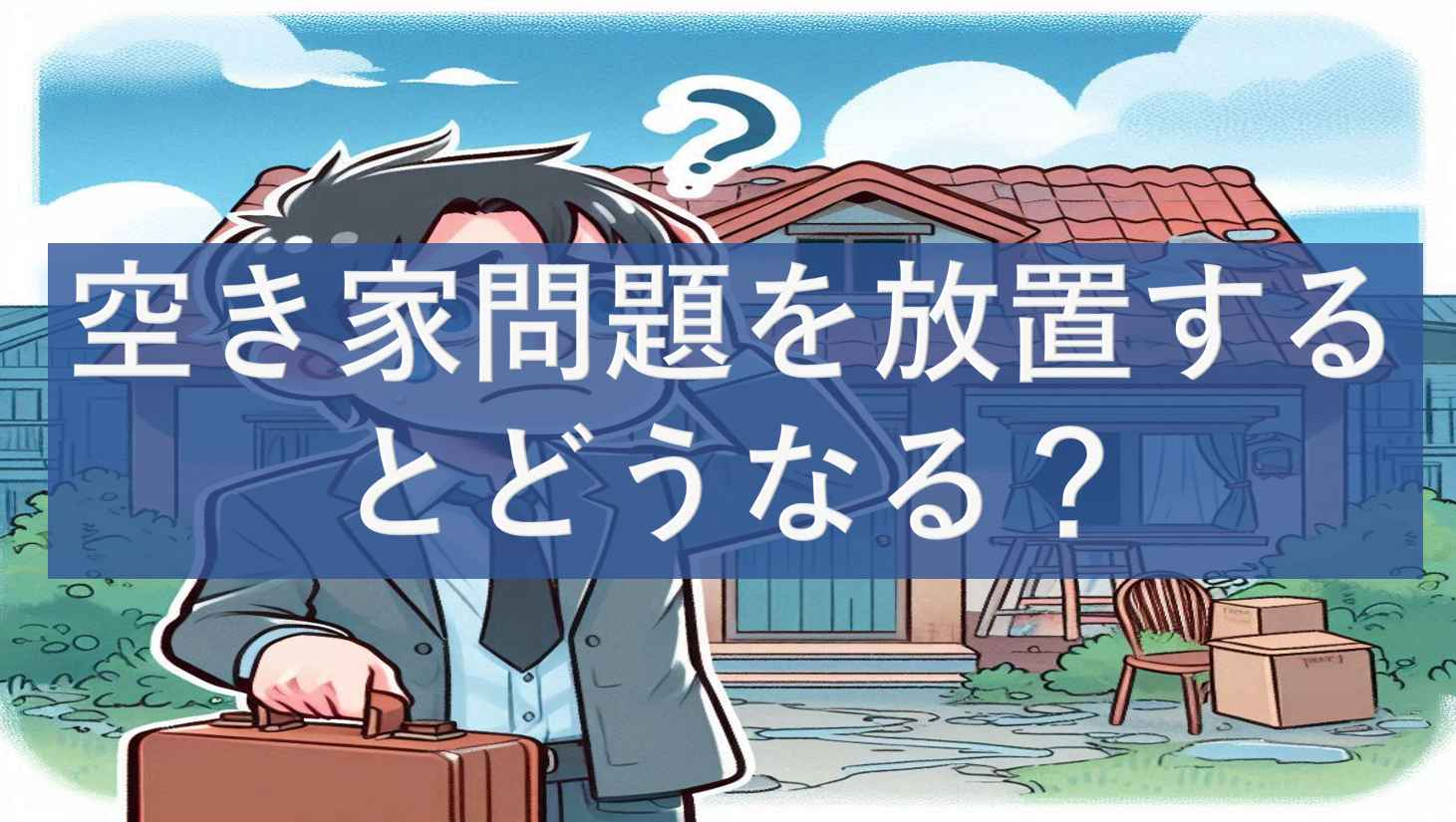 空き家問題を放置するとどうなる？