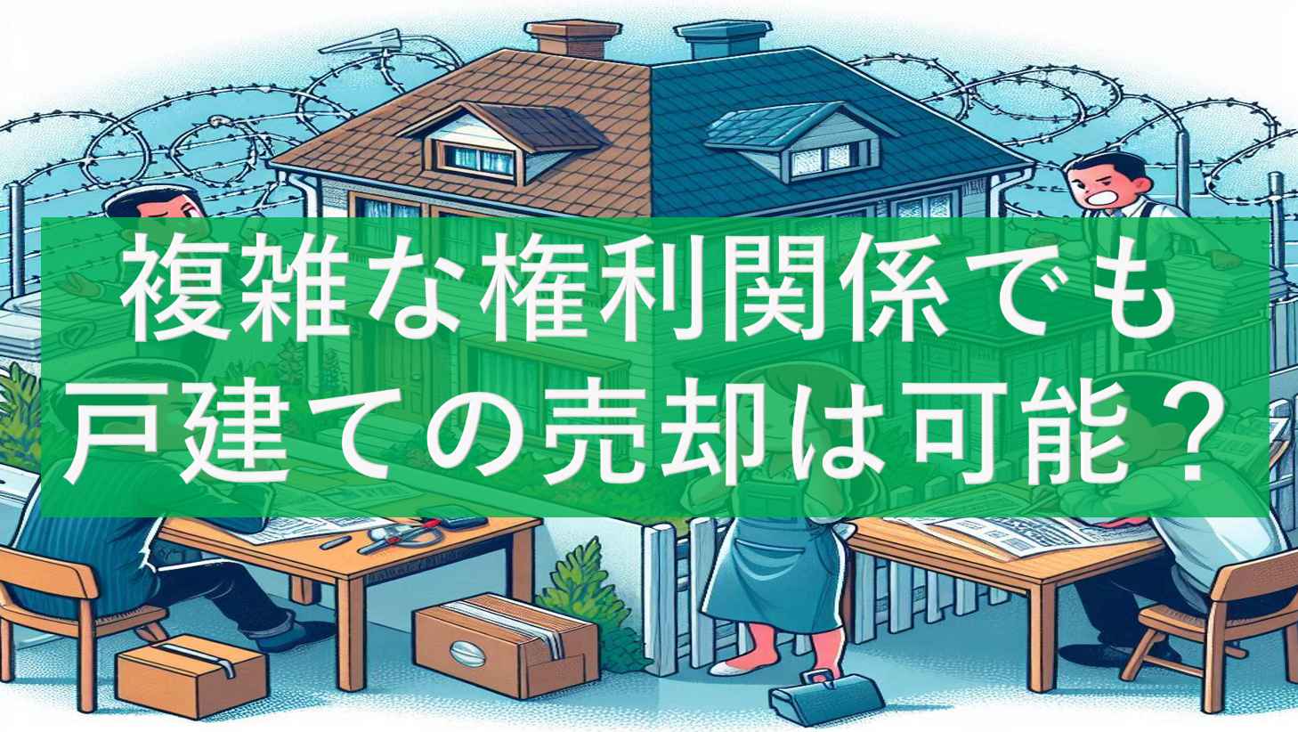 複雑な権利関係でも戸建の売却は可能？