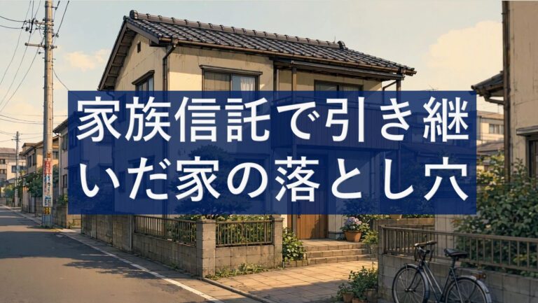 家族信託で引き継いだ家の落とし穴