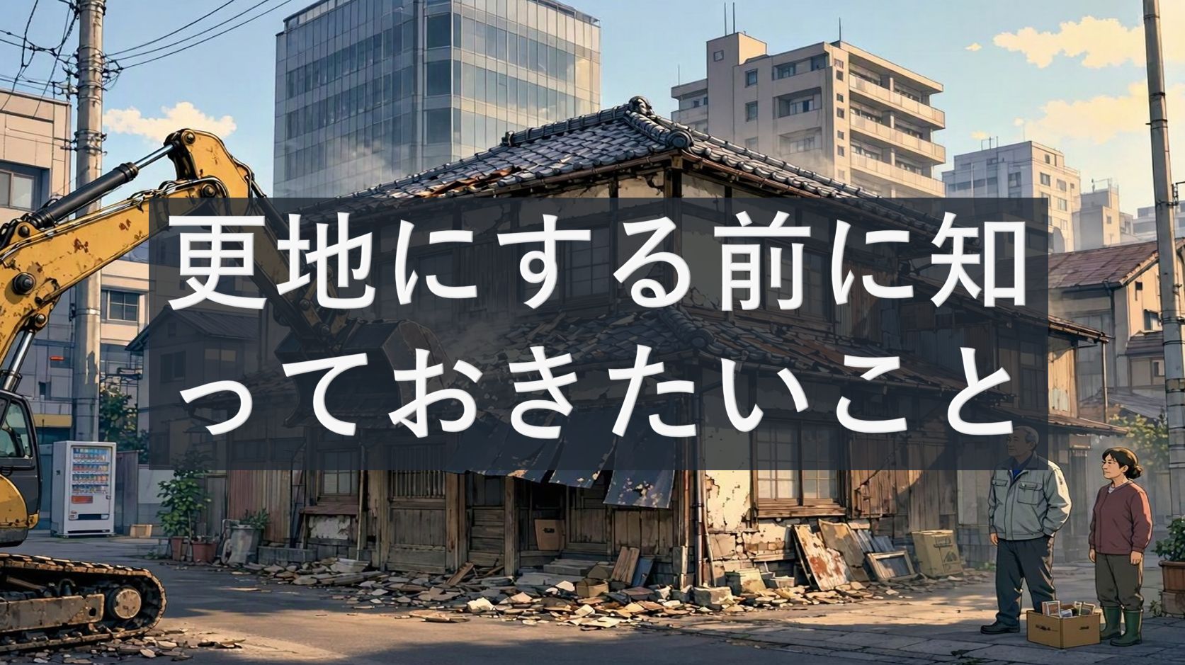 更地にする前に知っておきたいこと